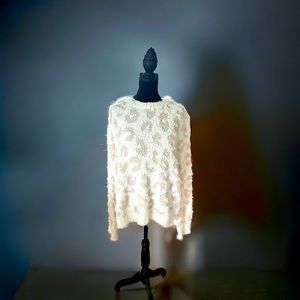 VICI Collection.  Pink Leopard Sweater.  NWOT. Size L